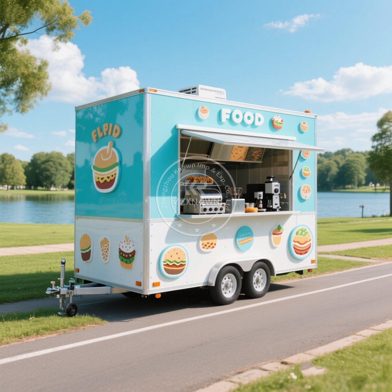 Coffee Van Equipment - Прицеп для еды Грузовик Мороженое Кофе