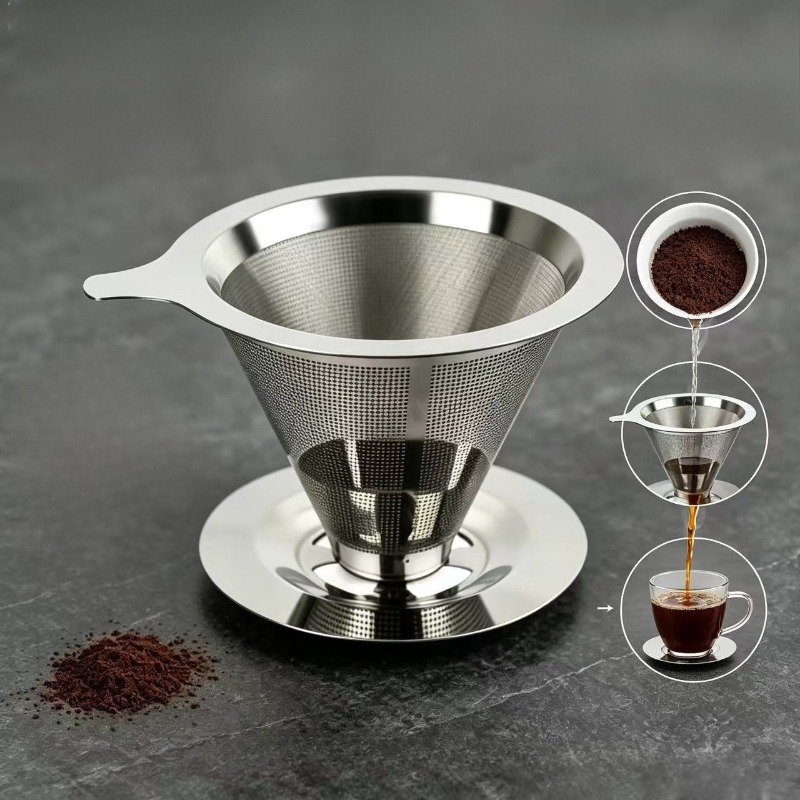 Coffee Equipment Pour Over - Кофеварка Pour Over из нержавеющей стали,