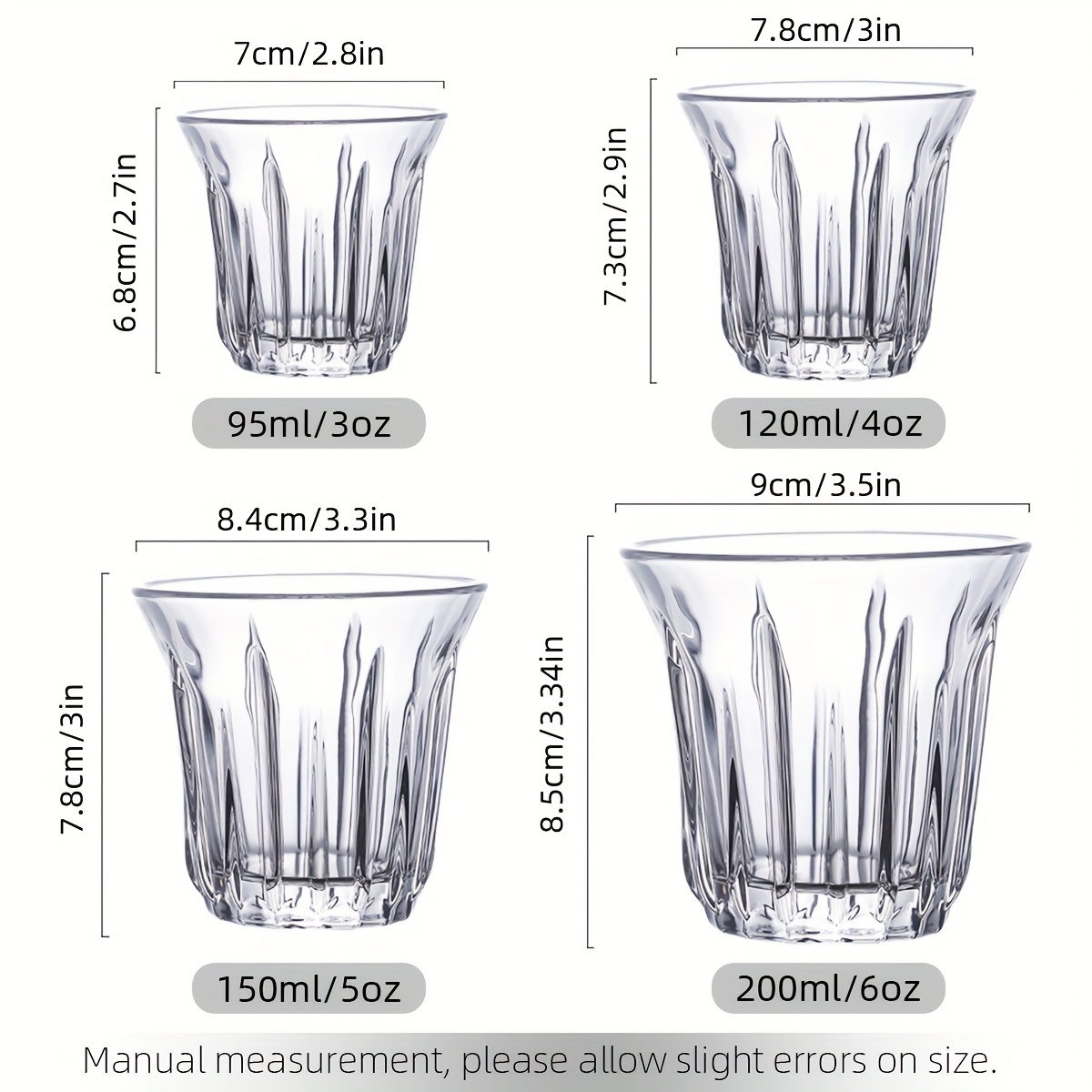 Набор из 2 чашек для эспрессо, – обзор и цена Espresso Shot Glass