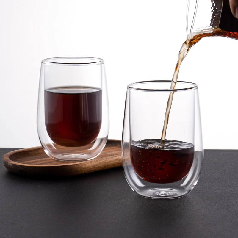 2/4 шт. Двустенные чашки для э – обзор и цена Espresso Shot Glass