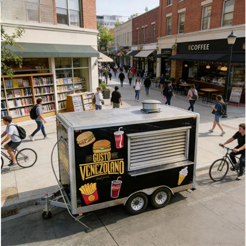 Квадратный передвижной фургон- – обзор и цена Coffee Van Equipment