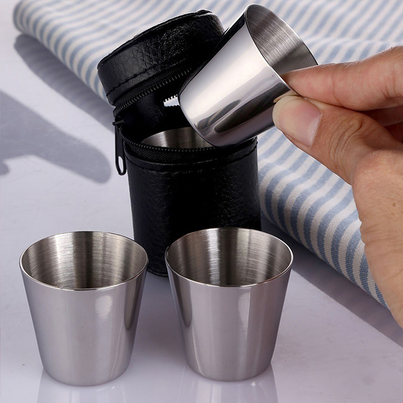 4/6 шт. чашки из нержавеющей с – обзор и цена Espresso Shot Glass