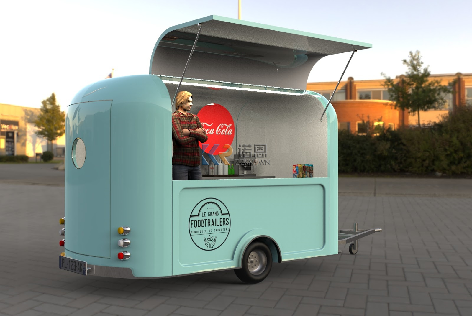 Полностью оснащенный караван-б – обзор и цена Coffee Van Equipment