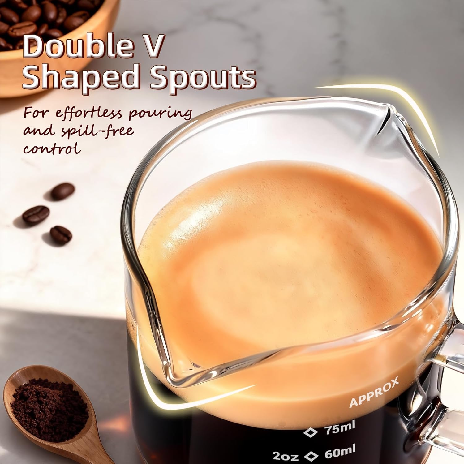 1/2 шт. чашки для эспрессо, 2, – обзор и цена Espresso Shot Glass