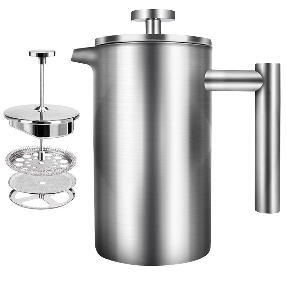Большой емкости, зеркальный ко – обзор и цена Coffee Equipment For Camping