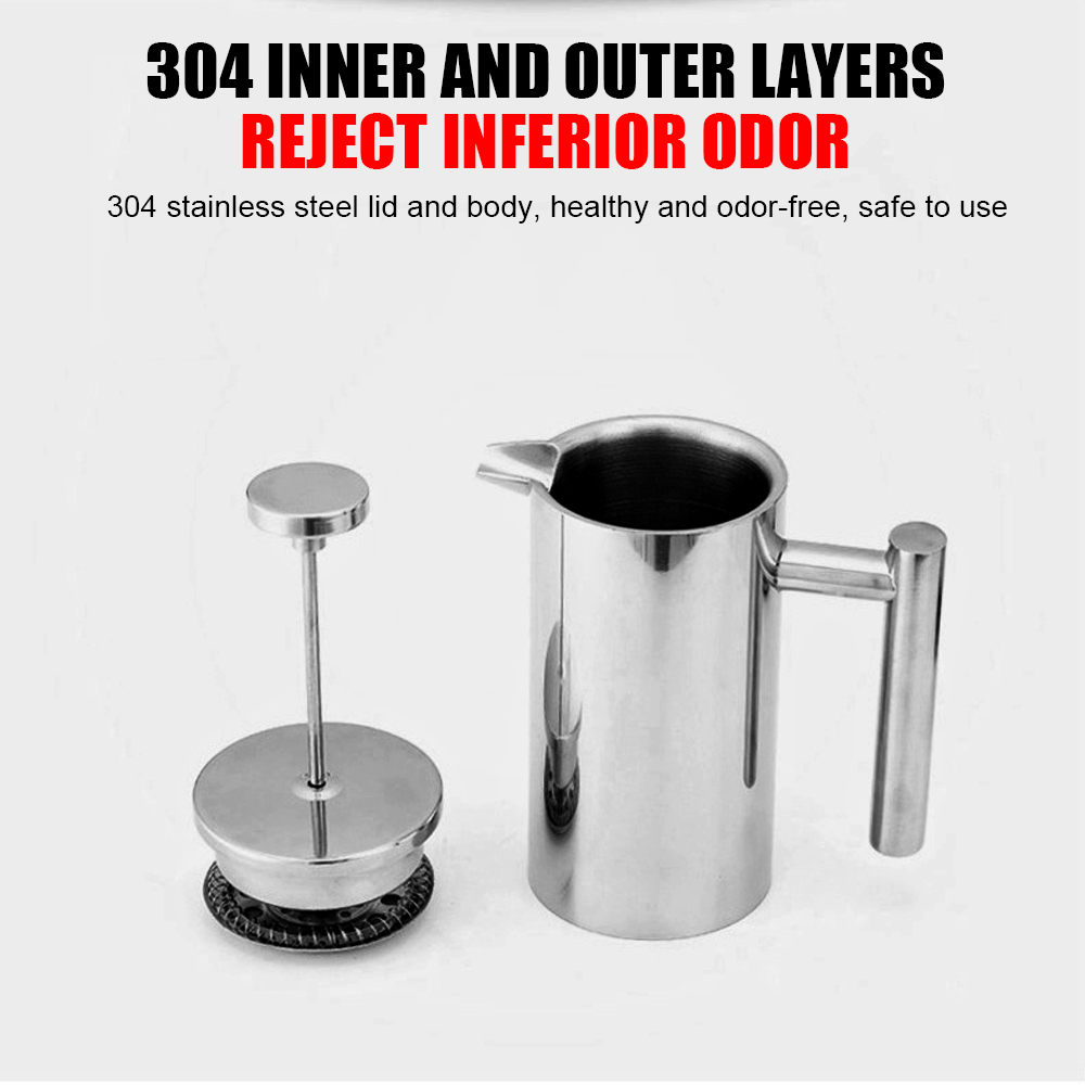 Большой емкости, зеркальный ко – обзор и цена Coffee Equipment For Camping