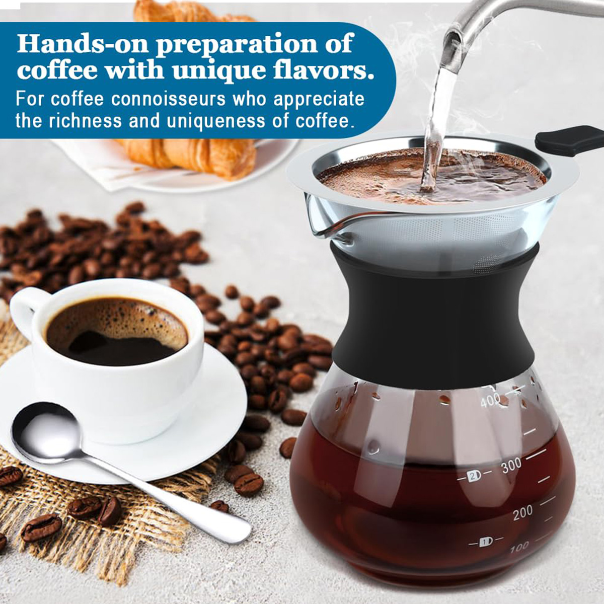 Кофеварка Leeseph Glass Pour O – обзор и цена Coffee Equipment Pour Over
