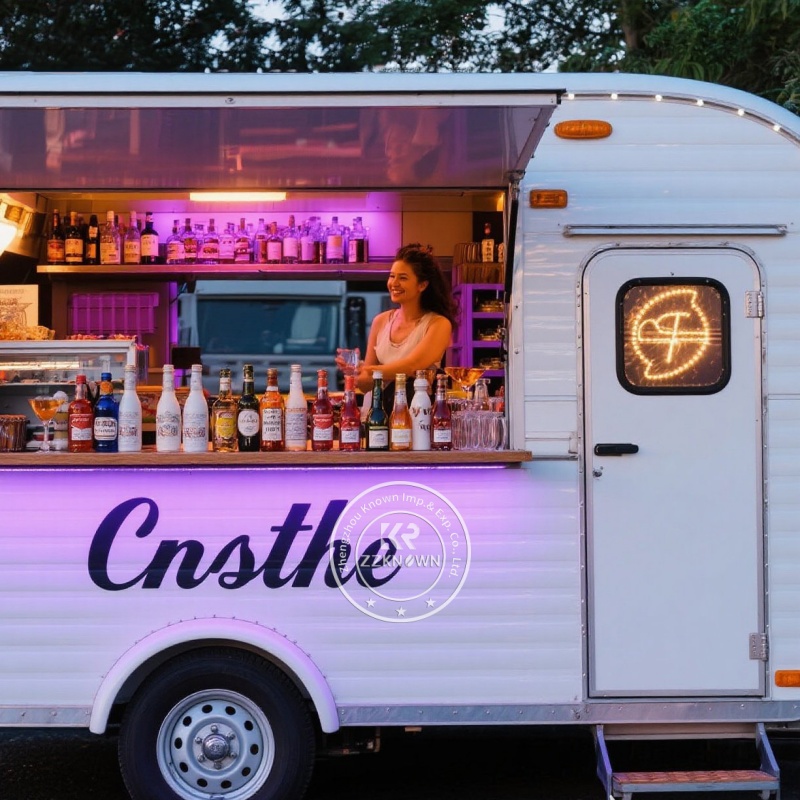 Коммерческий фудтрак-прицеп дл – обзор и цена Coffee Van Equipment