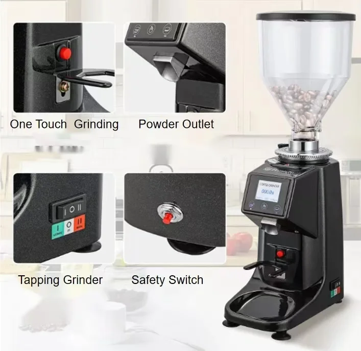Коммерческая автоматическая ко – обзор и цена Coffee Grinder Burr Flat