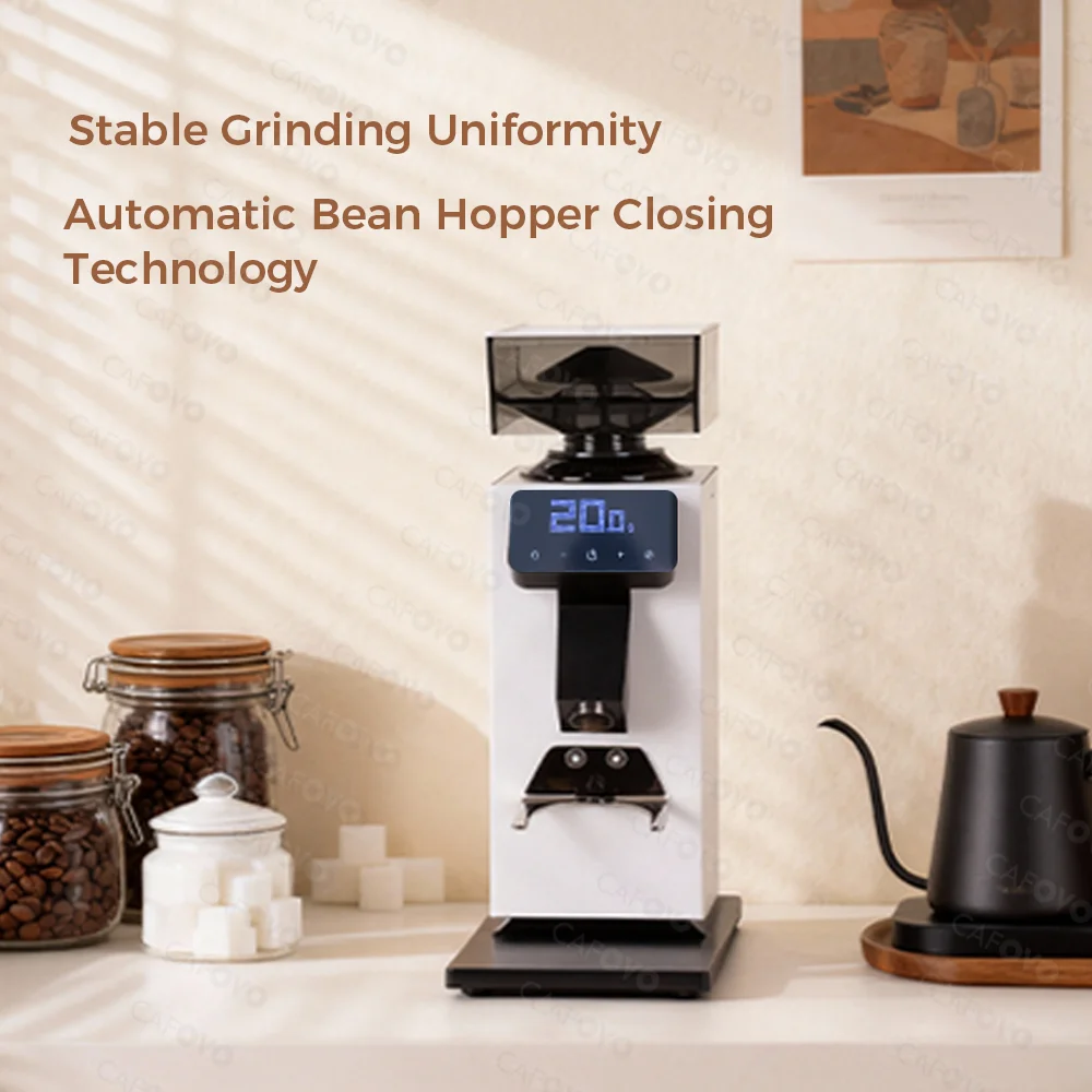 Кофемолка CAFOVO G964F с тайме – обзор и цена Coffee Grinder Burr Flat